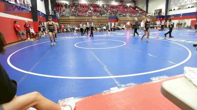 140 lbs Semifinal - Breylon Burdick, Sapulpa High School vs Kasen McAffrey, Sand Springs