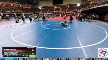 Round 5 - Caleb Rivera, El Paso Supers Wrestling Club vs Preston Haley, Wesley Club Wrestling