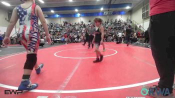 110-120 lbs Semifinal - Asher Lauderdale, Claremore Wrestling Club vs Rhett Powers, Tiger Trained Wrestling