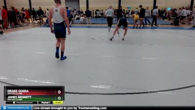 133 lbs Cons. Round 2 - Drake Gosda, UW-Eau Claire vs James Bennett, UW-Eau Claire