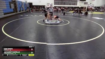 106 lbs Round 2 (10 Team) - Anthony Castillo, Thompson Valley vs Sam Smith, Central