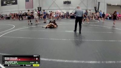 126 lbs Semis (4 Team) - Wilmont Kai, Pirates WC White vs Ryan Muller, Savage Underworld