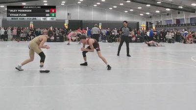 113 lbs Cons. Quarters - Ethan Flom, Askren Wrestling Academy vs Riley Pedersen, GI Grapplers