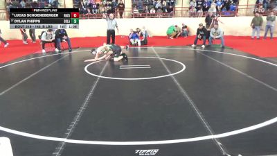 145_B lbs Round Of 32 - Lucas Schoeneberger, Nazareth vs Dylan Phipps, Solanco