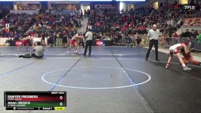 84 lbs Cons. Round 2 - Noah Orosco, U Town Hammers vs Sawyer Freisberg, Caney Valley