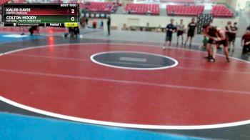 152-160 lbs Round 1 - Colton Moody, Mitchell Youth Wrestling vs Kaleb Davis, North Carolina