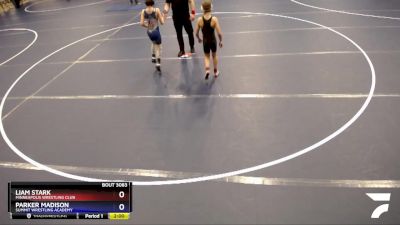 92 lbs Cons. Semi - Liam Stark, Minneapolis Wrestling Club vs Parker Madison, Summit Wrestling Academy