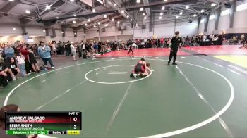 90 lbs 2nd Place Match - Andrew Salgado, 806 Takedown Wrestling vs Leire Smith, Dead Shot Wrestling Club