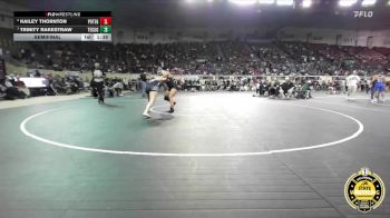 G5A-145 lbs Semifinal - Trinity Rakestraw, Tecumseh-Girls vs Kailey Thornton, Poteau-Girls