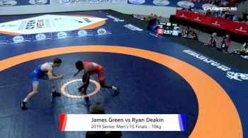 70 kg Final - James Green, Sunkist Kids Wrestling Club vs Ryan Deakin, TMWC/ Chicago RTC