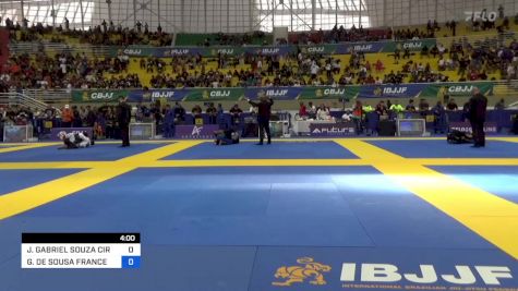 JOÃO GABRIEL SOUZA CIRINO S. FIU vs GUSTAVO DE SOUSA FRANCELINO 2023 Brasileiro Jiu-Jitsu IBJJF