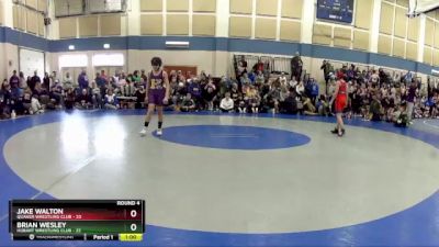 84 lbs Round 4 (10 Team) - Brian Wesley, Hobart Wrestling Club vs Jake Walton, Quaker Wrestling Club