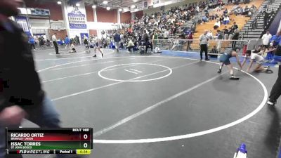 113 lbs Cons. Semi - Issac Torres, St John Bosco vs Ricardo Ortiz, Brawley Union