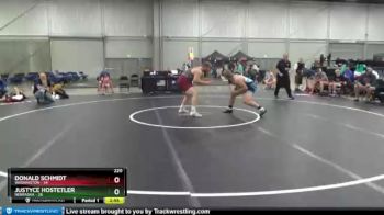 220 lbs Semis & 3rd Wb (16 Team) - Donald Schmidt, Washington vs Justyce Hostetler, Nebraska