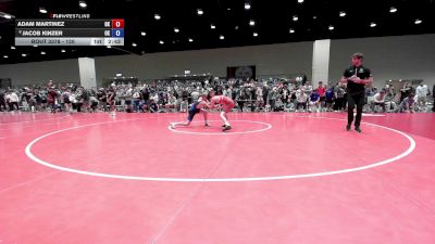 120 lbs Cons. Round 3 - Adam Martinez, OK vs Jacob Kinzer, OK