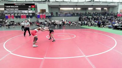 165 lbs Round Of 16 - Naim Wallace, Norwich Free Academy vs Matthew Gish, Portland/Cromwell