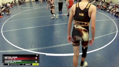 110 lbs Round 3 (6 Team) - Kipton Lewis, Iowa USA Red vs Maddox Delgado, Kansas Cobras