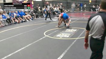 215 lbs Semis & 1st Wrestleback (8 Team) - Thomas Sexton, Decorah, IA vs Josh Hoffer, Washington, IL