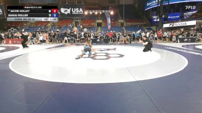 100 lbs Cons. Rd Of 32 - Jacob Holley, MI vs Jhakai Roller, TN