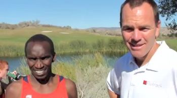 Arizona's Lawi Lalang after winning men's title at 2012 Pac 12 XC Championships