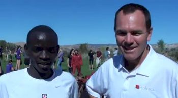 Runner up Stephen Sambu discusses his race, training with Lawi, and how to possibly beat him at 2012 Pac 12 XC Championships