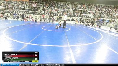 49 lbs Quarterfinal - Jayce Lafosse, Kalispell WC vs Wyatt Foulk, Buzzsaw WC