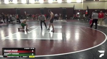 JV-28 lbs 1st Place Match - Graham Woods, Assumption, Davenport vs Barrett Marzen, Osage