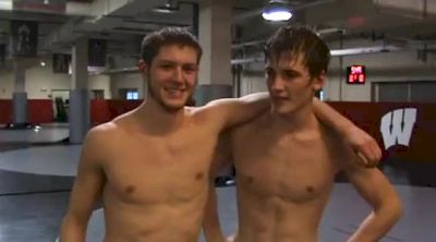 Matt and Tom Kelliher - wrestling back to back
