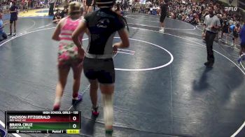 135 lbs Cons. Round 3 - Madison Fitzgerald, RED WAVE WC vs Braya Cruz, Clovis North HS