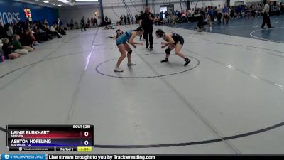 124 lbs Cons. Round 4 - Lainie Burkhart, Simpson vs Ashton Hofeling, Southeast CC