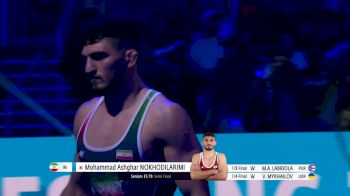 79 kg 1/2 Final - Georgios Kougioumtsidis, Greece vs Mohammad Ashghar Nokhodilarimi, Iran
