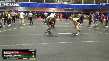 184 lbs Quarterfinal - Baxter Hoffman, Montevallo vs Calogero Mazzarillo, Lander University