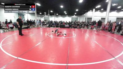 88 lbs Haedyn Cochran, Indiana vs Andrew Wiehle, Washington