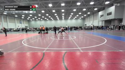 145 lbs Consi Of 64 #1 - Brandon Gray, NH vs Sley Young, AR
