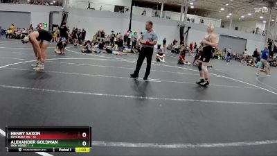 190 lbs Round 2 (8 Team) - Alexander Goldman, Iron Horse 1 vs Henry Saxon, Este Built WC