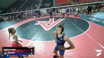 81 lbs Round 1 (8 Team) - Kynlee Douglas, Utah vs Emma Robinson, Idaho