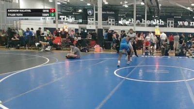 115 lbs Semifinal - Andrew Kalathil, Empire Black - HSC vs Tyler Toth, Triumph Maize - HSC