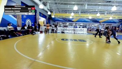132 lbs Round 4 (8 Team) - Draven Thompson, VSUS Athletics RTC vs Emmanuel Pierre, Team First Strike WC