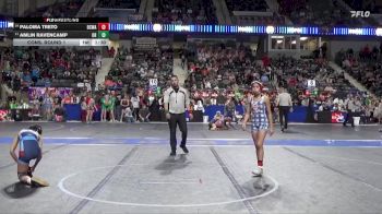 90 lbs Cons. Round 1 - Paloma Treto, Dodge City Wrestling Academy vs Amlin Ravencamp, Olathe Raptor