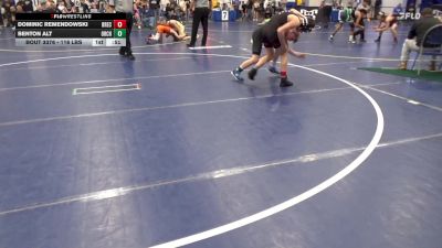 116 lbs Consy 6 - Dominic Remendowski, Brecksville vs Benton Alt, Orchard W.C.