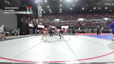 132 lbs Cons. Round 1 - Aidyn Hanselman, Minot Wrestling vs Levi Rogers, Dakota Rattlers Wrestling Club