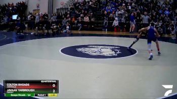 106 lbs Quarterfinal - Javaan Yarbrough, Copley vs Colton Rhoads, Louisville