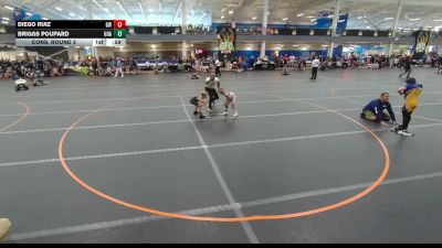 56 lbs Cons. Round 3 - Briggs Poupard, Unattached vs Diego Ruiz, Gladiator Wrestling