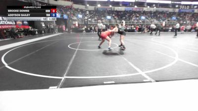 131.2-143.7 lbs Round Of 32 - Brooke Downs, Derby Wrestling Club vs Addyson Bailey, Tribe Fellowship