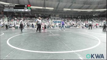 66 lbs Consi Of 16 #2 - Crue Gatzman, Warner Eagles Youth Wrestling vs Finley Cook, D3 Wrestling Cluib