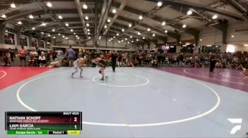 120 lbs Quarterfinal - Liam Garcia, Team Xtreme Wrestling vs Nathan Schoff, Boneyard Wrestling Academy