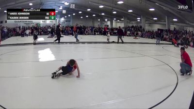 26 lbs Quarterfinal - Kasen Jensen, Palmyra Wrestling Club vs Anzo Johnson, Norfolk Catholic
