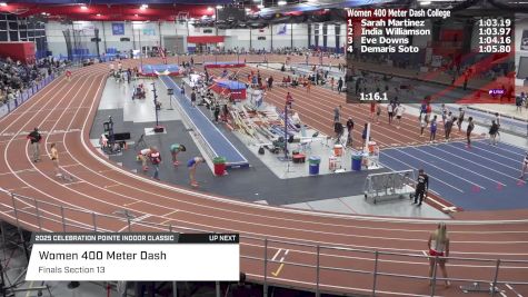 Women's 400m, Finals 13