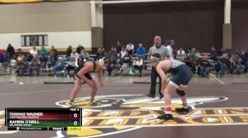 149 lbs Champ. Round 1 - Kamrin O`Neill, Delaware Valley vs Thomas Wagner, Case Western Reserve