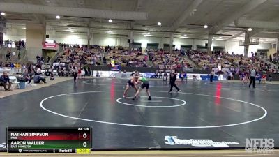 AA 126 lbs Cons. Round 3 - Nathan Simpson, Page vs Aaron Waller, East Hamilton